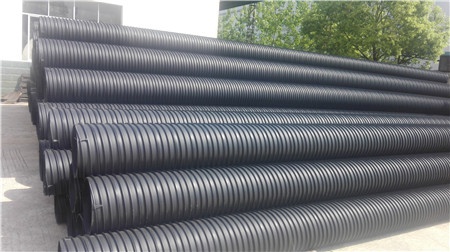 HDPE聚乙烯豎鋼纏繞管 